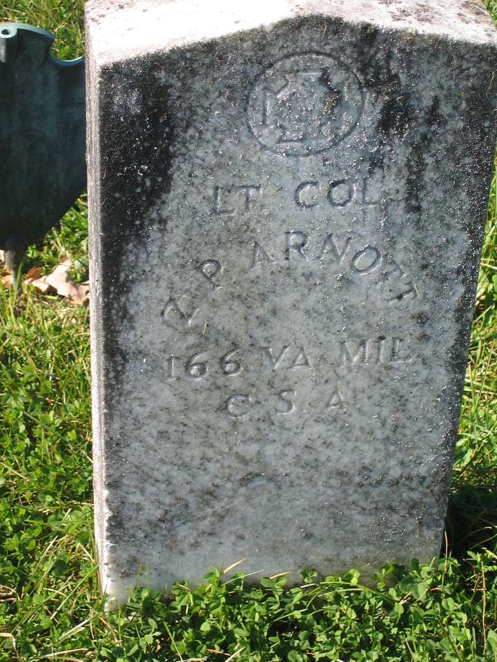 Col. Z. P. Arnot Gravestone