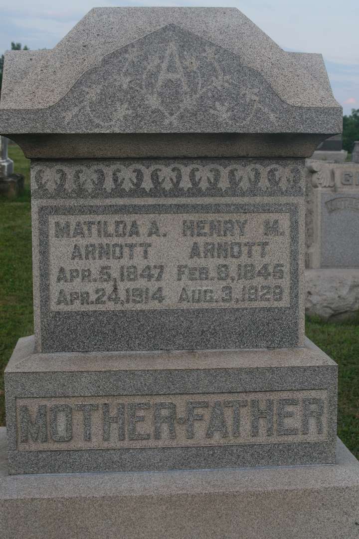 Henry M. Arnot Gravestone